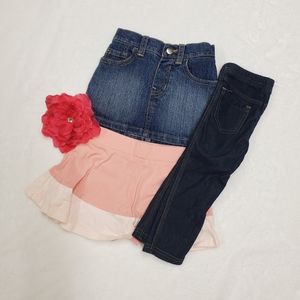 💙Girl's 18-24 Months Bottoms Lot (3 Pieces)